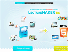 Tablet Screenshot of lecturemaker.co.kr