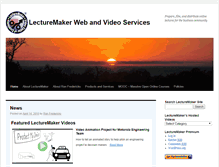 Tablet Screenshot of lecturemaker.com